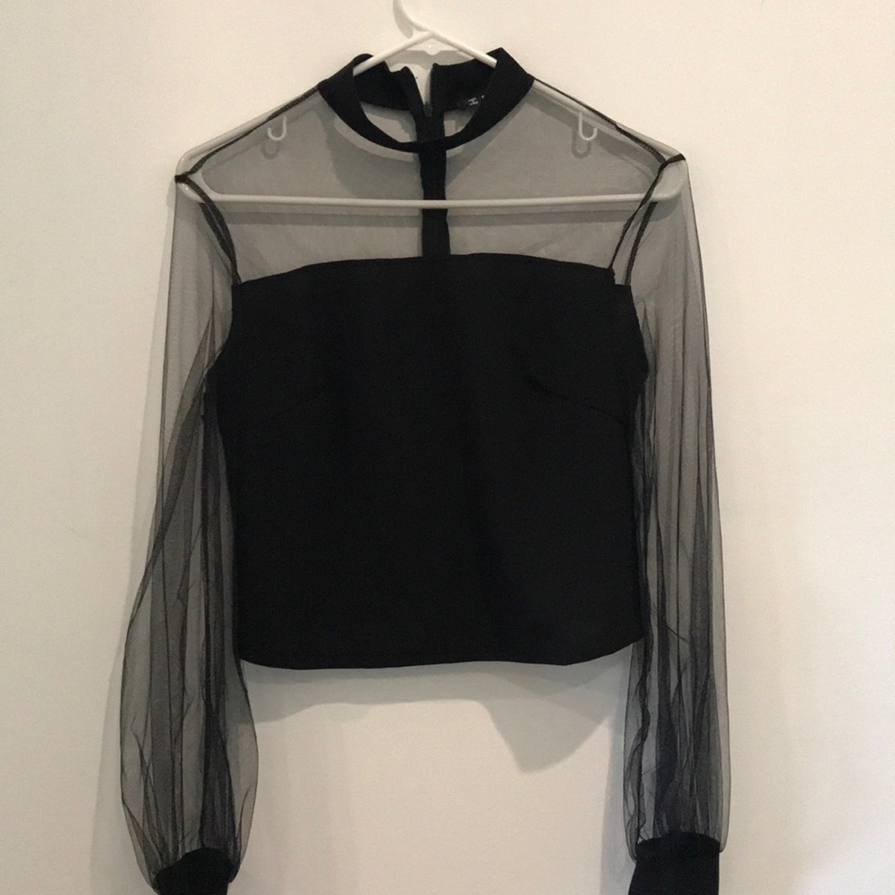 MESH CROP TOP